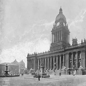 The Town Hall, Leeds, c1896. Artist: Hudson