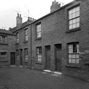 Traditional terraced housing, Albert Road, Kilnhurst, South Yorkshire, 1959. Artist