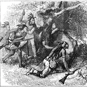 Treachery of the Cherokees, 18th century (c1880)