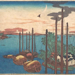 Tsukudajima Hatsu Hototogisu, probably 1830. probably 1830. Creator: Ando Hiroshige