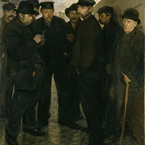 Unemployed (Day Laborers at the Port of Hamburg), 1908-1909