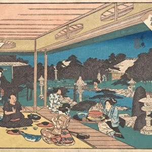 Ushijima (Musashi-ya), ca. 1840. ca. 1840. Creator: Ando Hiroshige
