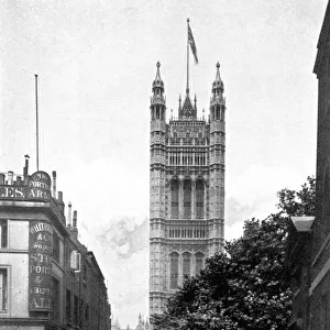 The Victoria Tower, Palace of Westminster, London, c1905