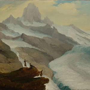 View of the Banisegg over the Lower Grindelwald Glacier, 1778