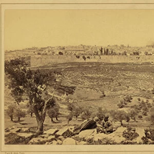 View of the City of Jerusalem from the Mount of Olives, Between 1860 and 1880