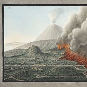 View of an eruption of Monte Vesuvius on 23rd December 1760 and ended 5th January 1761, 1776