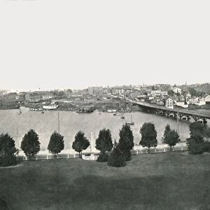 View from the Government Buildings, Victoria, Canada, 1895. Creator: William Notman & Son