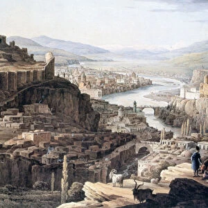 View of Tiflis, 1830. Artist: Nikandor Grigorievich Chernetsov