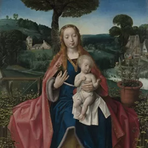 The Virgin and Child in a Landscape, Early16th cen Artist: Provost (Provoost), Jan (1465-1529)