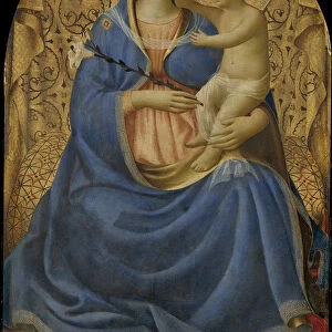 The Virgin of Humility (Madonna dell Umilita), c. 1440. Artist: Angelico, Fra Giovanni, da Fiesole (ca. 1400-1455)