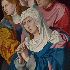 The Virgin, Saint John, Saint Mary Magdalene and a Holy Woman, c. 1535. Artist: Bruyn, Bartholomaeus (Barthel), the Elder (1493-1555)