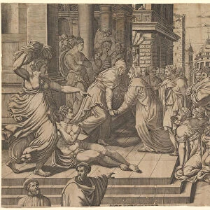 The Visitation, 1540-50. Creator: Giorgio Ghisi