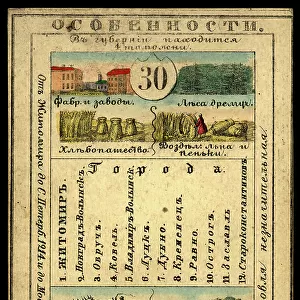 Volyn Province, 1856. Creator: Unknown