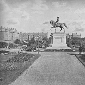 Washington Statue, Public Garden, Boston, c1897. Creator: Unknown