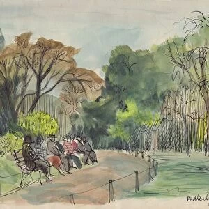 Waterlow Park, Highgate, c1950. Creator: Shirley Markham