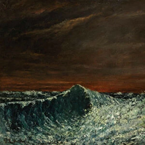 The Wave, 1872-1873. Creator: Courbet, Gustave (1819-1877)