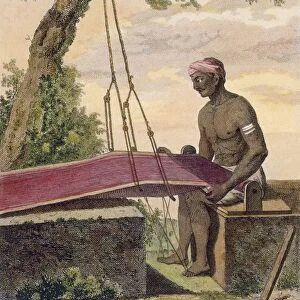 Weaver of cloth, 1782. Creator: Pierre Sonnerat (after) (1745-1814)