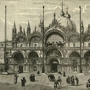 West Front of St. Marks, Venice, 1890. Creator: Unknown