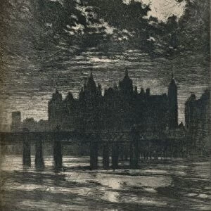 Whitehall Court, 1903. (1906-7). Artist: Joseph Pennell