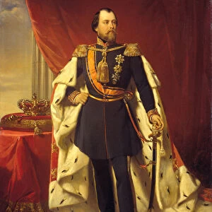 William III (1817-1890), King of the Netherlands, 1856. Artist: Pieneman, Nicols (1809-1860)