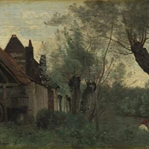 Willows and Farmhouse at Sainte-Catherine-les-Arras, 1871