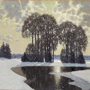 Winter, c. 1910. Artist: Purvitis, Vilhelms (1872-1945)