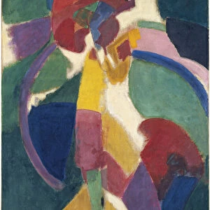 Woman with a Parasol, 1913. Artist: Delaunay, Robert (1885–1941)