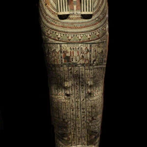 The wooden coffin of Pensenhor