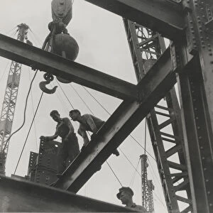 Workers at the Construction of Empire State Building, 1932