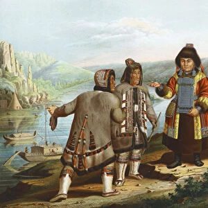Yakuts at the Lena River, Siberia, Russia, 1862