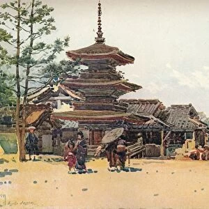 Yasaka Pagoda, Kyoto, Japan, c1909. Artist: Robert Weir Allan
