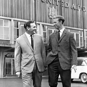 Jack Charlton with Leeds manager Don Revie 1966