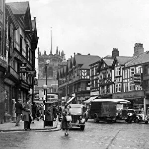 Wigan market place 1951