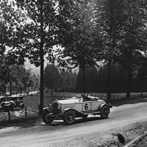 1928 Spa 24 hours. Spa-Francorchamps, Belgium: Cyril de Vere / Marcel Mongin, 2nd position, leads Zehender / Ledure, 3rd position, action