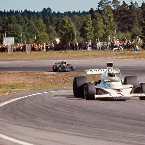 1973 Swedish Grand Prix. Anderstorp, Sweden. 15-17 June 1973. Denny Hulme (McLaren M23 Ford) 1st position. Ref-73 SWE 05. World Copyright - LAT Photographic