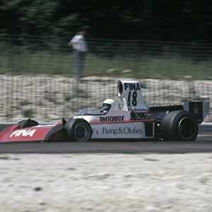 1974 French Grand Prix - Jose Dolhem: Jose Dolhem, Surtees-Ford TS16, DNQ, action