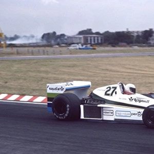 1978 Argentinian Grand Prix: Alan Jones, retired, action