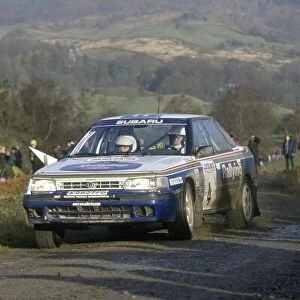 1992 World Rally Championship. Lombard RAC Rally, Great Britain. 22-25 November 1992. Colin McRae/Derek Ringer (Subaru Legacy RS), 6th position. World Copyright: LAT Photographic Ref: 35mm transparency 92RALLY19