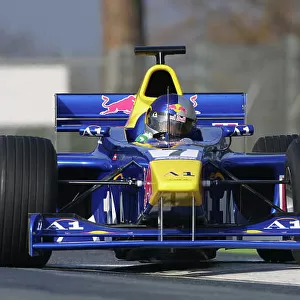 2002 Formula 3000 Testing. P.Freisacher, Red Bull Junior Team. Imola, San Marino. 6-7 March 2002. World Copyright: Spinney/LAT Photographic Ref.: 8.5 mb Digital Image