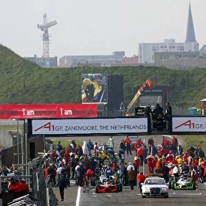 A1GP: The cars on the grid: A1GP, Rd1, Sprint Race, Zandvoort, Holland, 1 October 2006