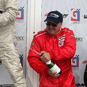 British GT Championship: L-R: David Dove / Jim Bickley, David Dove Racing, on the podium