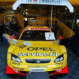 DTM: The car of Joachim Winkelhock, OPC Euroteam, Opel Astra V8 Coup