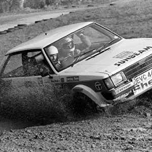 Eaton Yale Rally Sprint: Tony Pond Rally Driver in a Talbot Sunbeam Lotus at the Eaton Yale Rally Sprint challenge