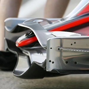 Formula One Testing: McLaren front wing detail