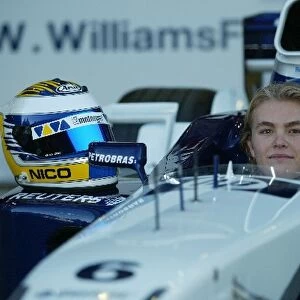 Formula One Testing: Nico Rosberg Williams FW24 became, at 17 years of age, the youngest ever driver of a F1 car