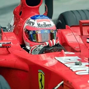 Formula One Testing: Rubens Barrichello Ferrari F1 2001