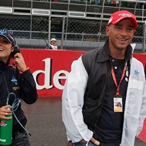 GP2 Series: Eros Ramazzotti Singer on the grid Sabina from Trident Racing
