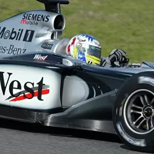 McLaren F1 Launch 2002 Formula One Testing