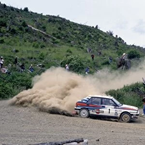 Olympus Rally, United States. 23-26 June 1988: Miki Biasion / Tiziano Siviero, 1st position