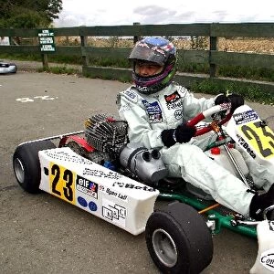Ryan Lall Karting: Karting Test Day, Shenington Kart Circuit, Shenington, England, 21 August 2003